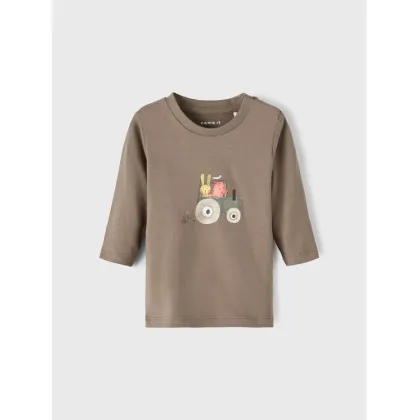 Zdjęcie NAME IT Bluzka 13206871 Brązowy Regular Fit