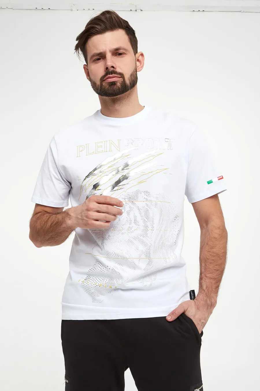 obrazek 1 T-shirt męski PLEIN SPORT Plein Sport