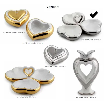 Picture Beautiful, triple heart plate - Bruno Costenaro