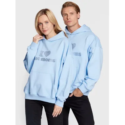 Zdjęcie 2005 Bluza Unisex Hot Moms Błękitny Regular Fit