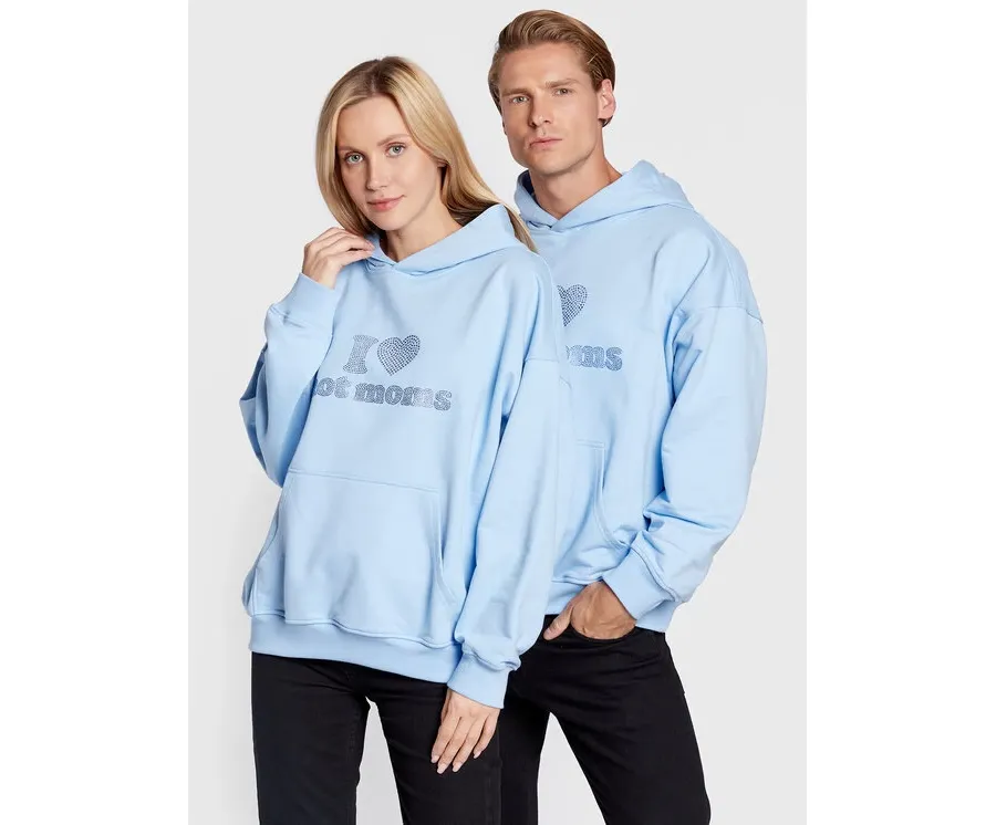 obrazek 1 2005 Bluza Unisex Hot Moms Błękitny Regular Fit