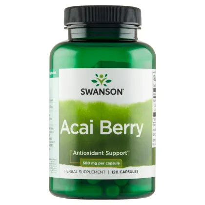 Zdjęcie Swanson Acai Berry 500 mg Kapsułki