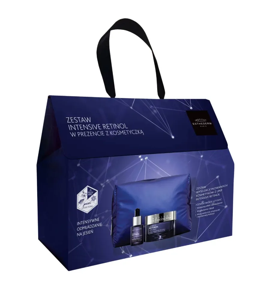 obrazek 1 Institut Esthederm Zestaw Prezentowy Intensive Retinol (Krem + Serum + Kosmetyczka)