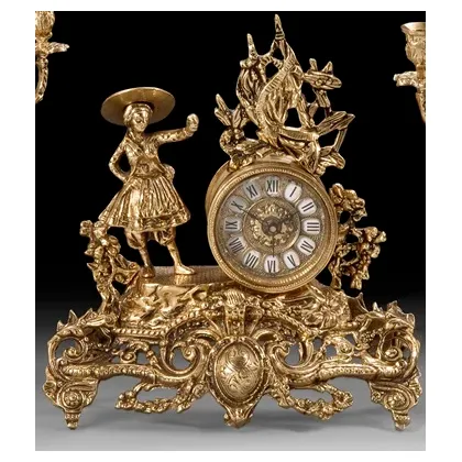 Picture Beautiful bronze clock