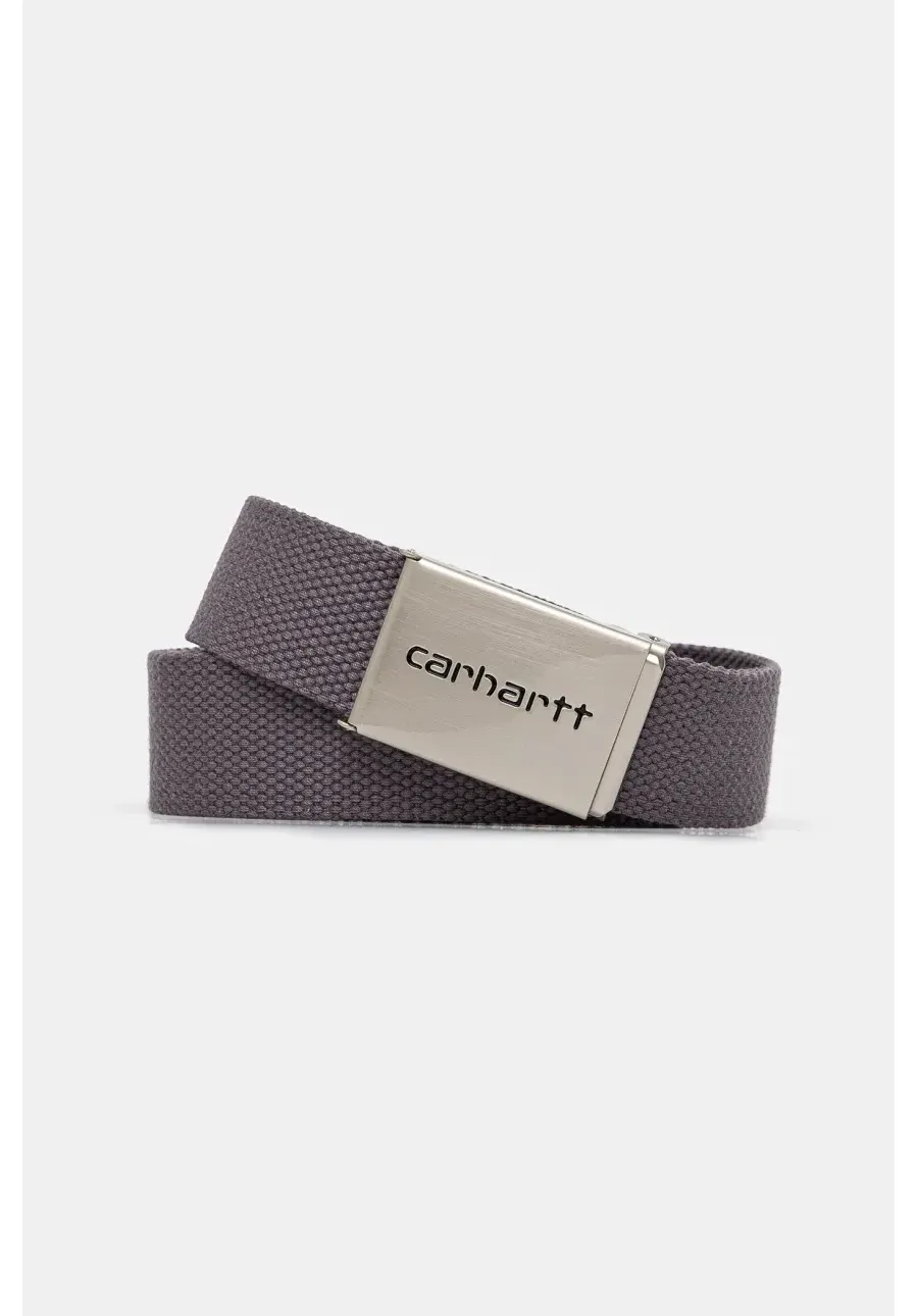 obrazek 1 Carhartt WIP pasek Clip Belt Chrome kolor szary I019176.2LQXX