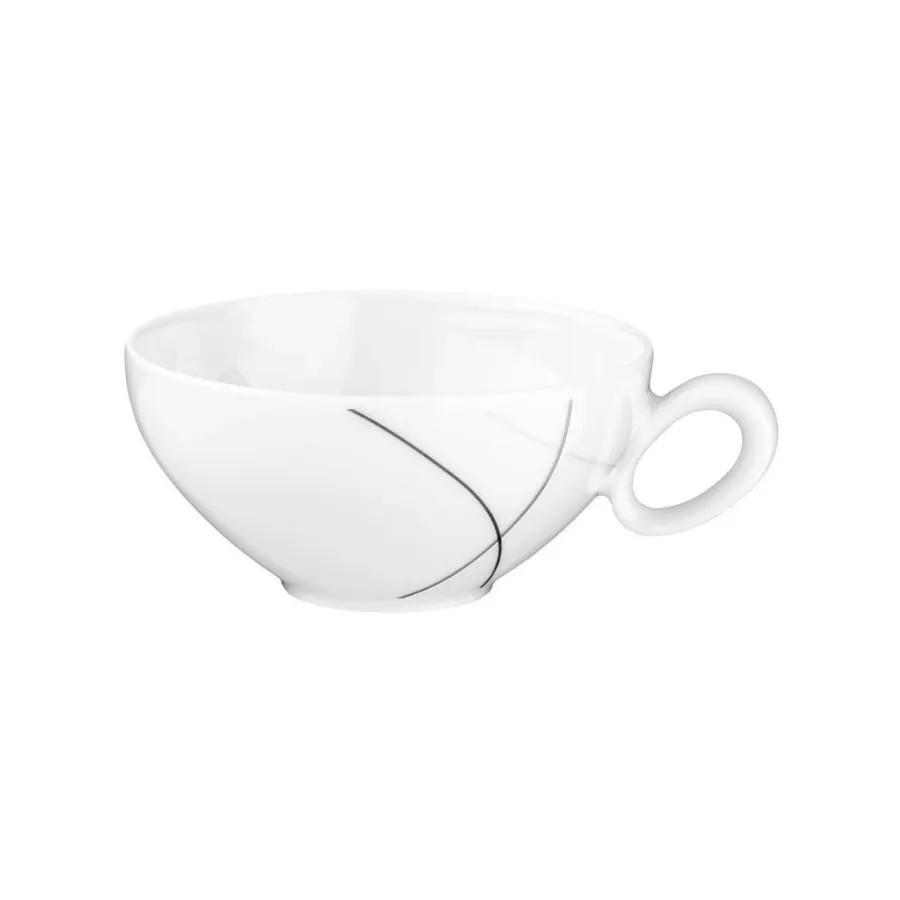 obrazek 1 Mała porcelanowa filiżanka do herbaty z delikatnym zdobieniem - Seltmann Weiden