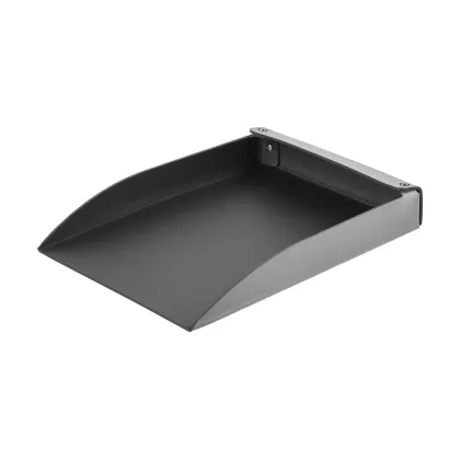 Zdjęcie Taca na dokumenty A4 32х23хH4 cm wykonana ze skóry w kolorze szarym