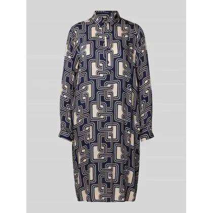 Zdjęcie Sukienka o długości do kolan z krótką listwą guzikową