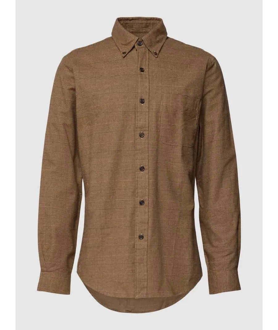 obrazek 1 Koszula casualowa o kroju regular fit z kołnierzykiem typu button down
