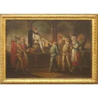 Zdjęcie Antyczny obraz z XVIII wieku