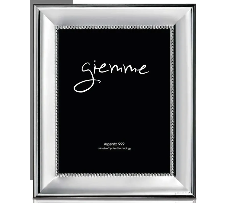 picture 1 Stylish silver photo frame 20x25 cm with fine decoration