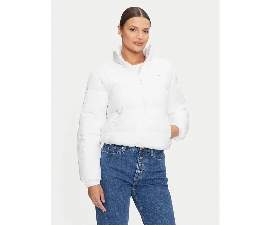 obrazek 1 Tommy Jeans Kurtka zimowa Essential DW0DW18827 Biały Regular Fit