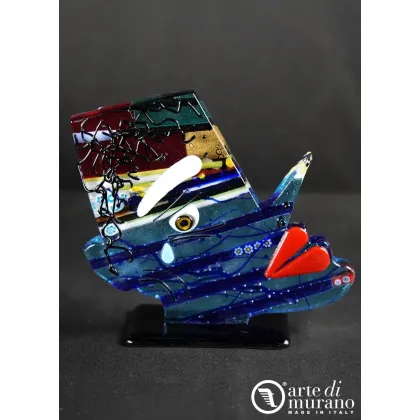 Zdjęcie Picasso Pop Art Abstrakcyjne szkło Murano - rzeźba
