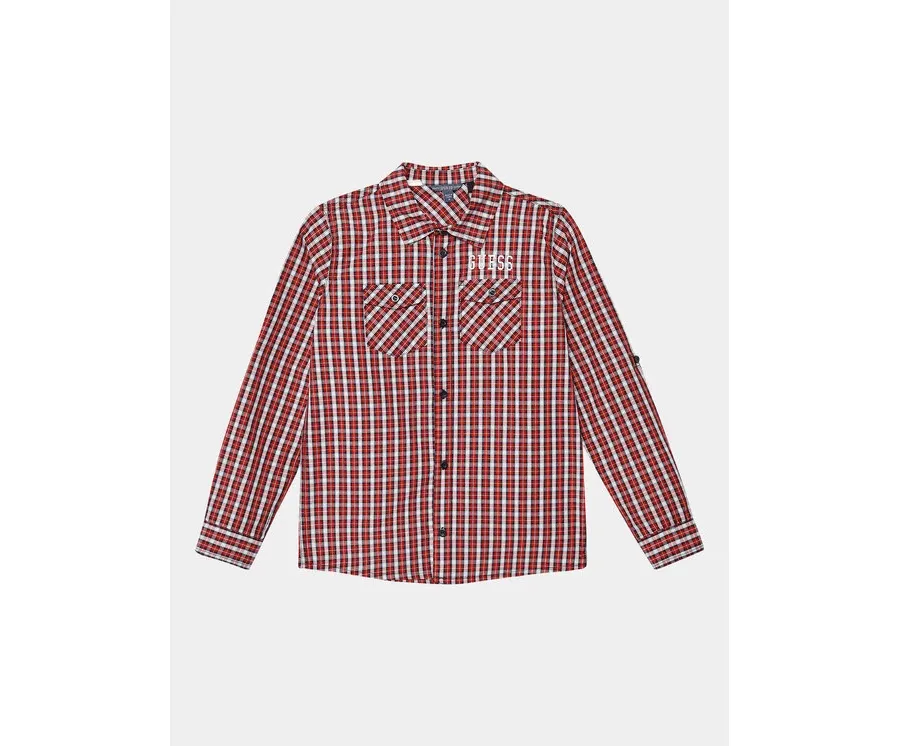 obrazek 1 Guess Koszula L3BH03 WCSQ0 Czerwony Regular Fit