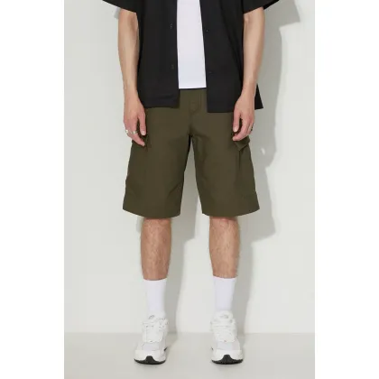 Zdjęcie Carhartt WIP szorty bawełniane Regular Cargo Short kolor zielony I028246-CYPRESS