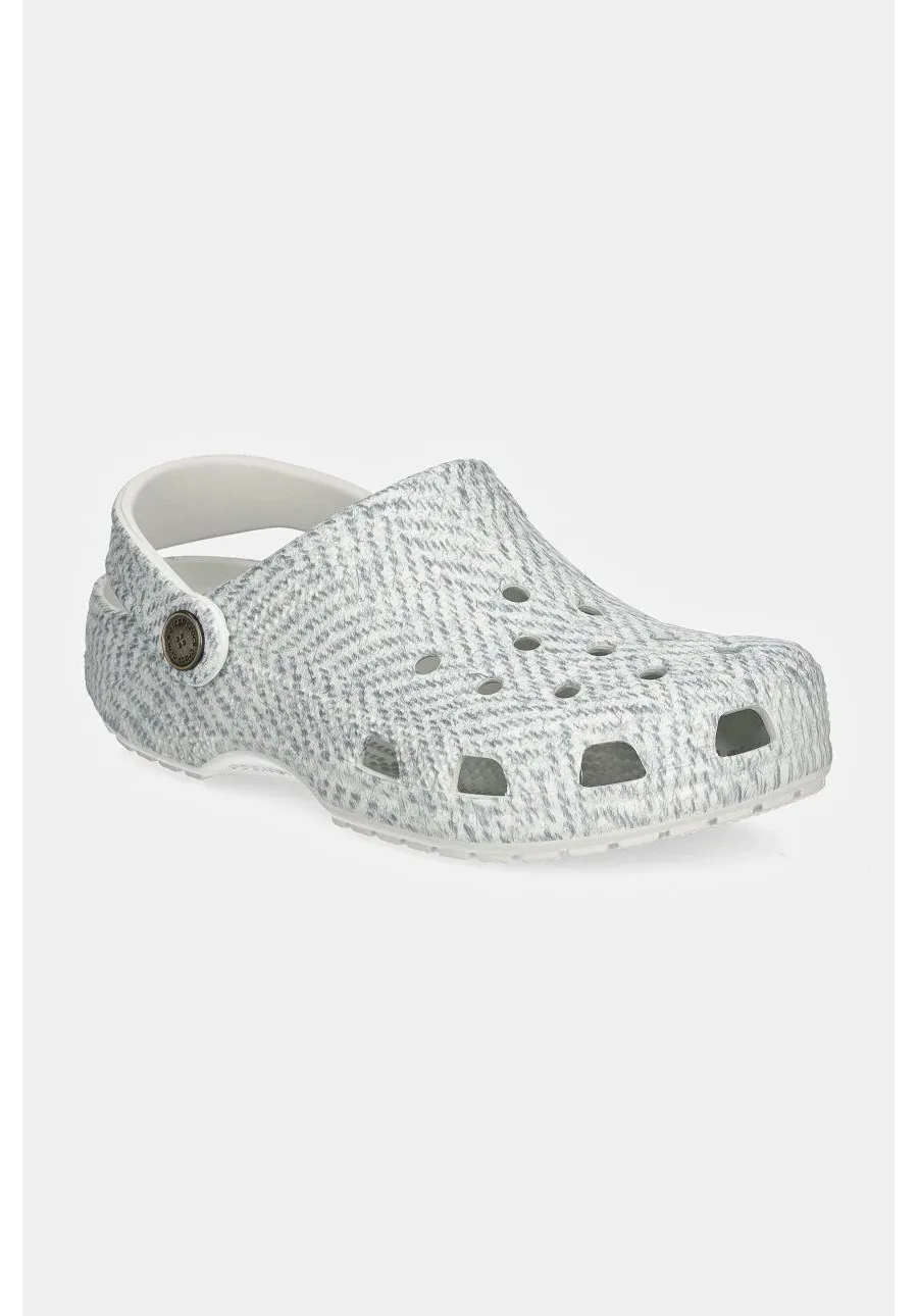 obrazek 1 Crocs klapki Crocsclassic Tweed Clog damskie kolor szary 210403