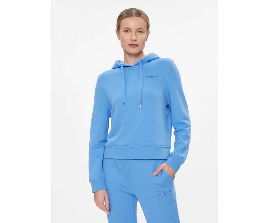 obrazek 1 Tommy Hilfiger Bluza 1985 WW0WW40274 Niebieski Regular Fit