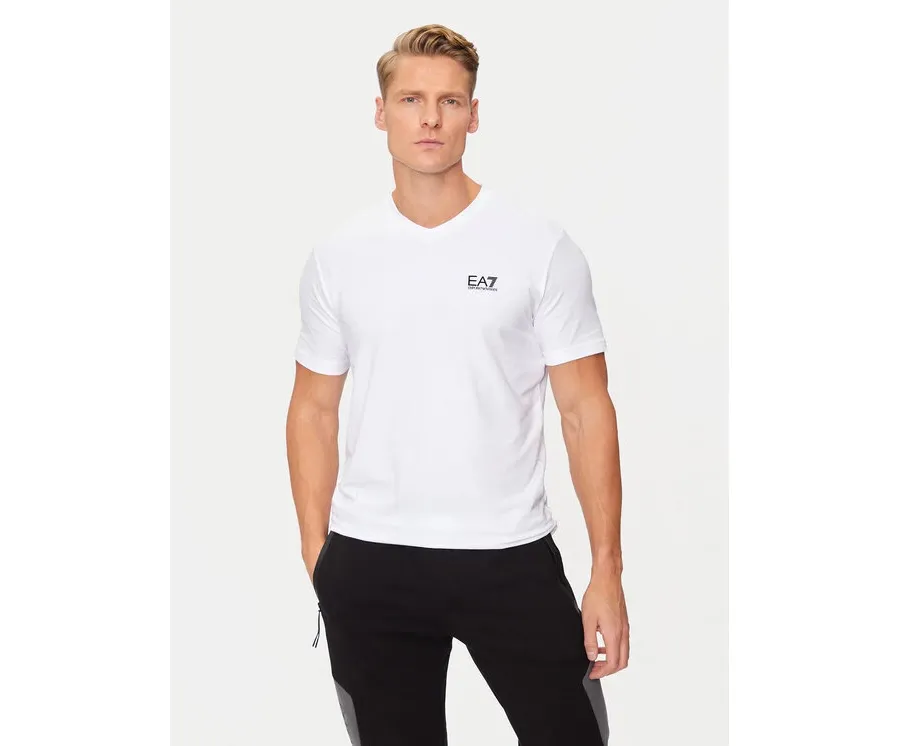 obrazek 1 EA7 Emporio Armani T-Shirt 8NPT27 PJVQZ 1100 Biały Regular Fit