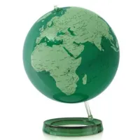 Zdjęcie Zielony globus dekoracyjny na biurko