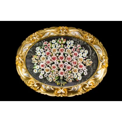 Zdjęcie Gustowny obraz do eleganckiego salonu z porcelany