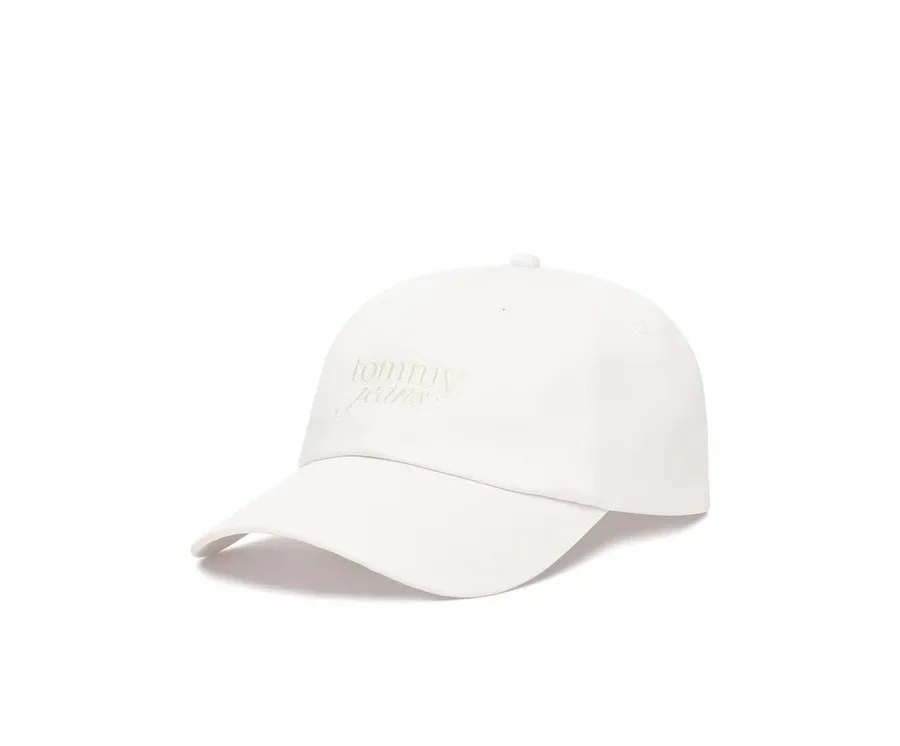 obrazek 1 Tommy Hilfiger Czapka z daszkiem Script AW0AW17815 Biały