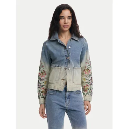Zdjęcie Desigual Kurtka jeansowa Houston 25SWED06 Niebieski Regular Fit