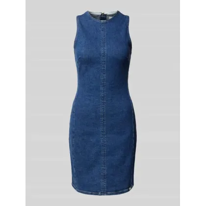 Zdjęcie Sukienka jeansowa z okrągłym dekoltem