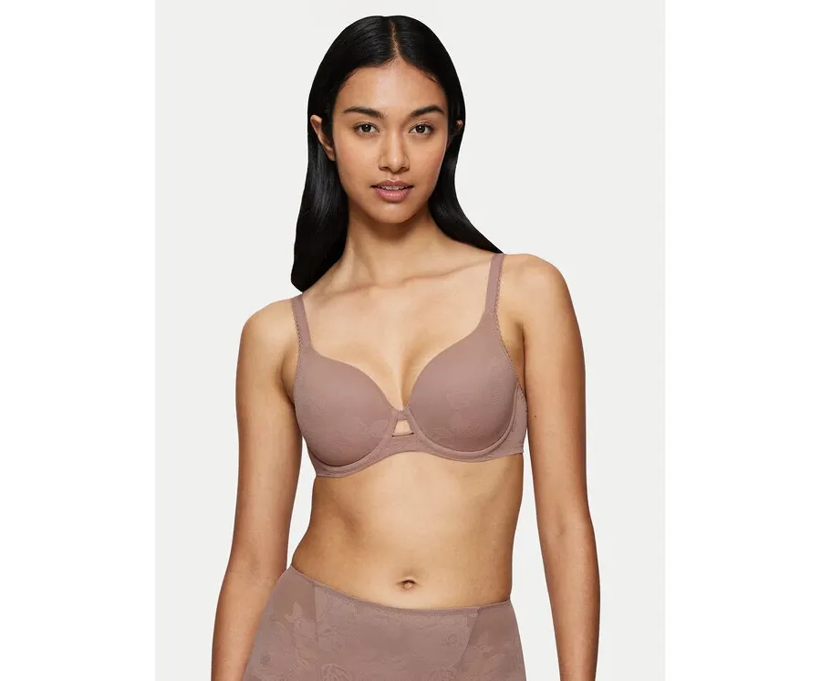 obrazek 1 Triumph Biustonosz z fiszbiną Wild Rose Sensation 10205990 Brązowy