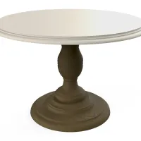 Picture Round solid wood dining table H.78xDia.120 cm