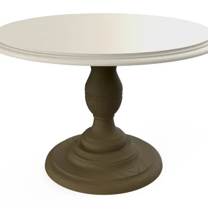 Zdjęcie Okrągły stół jadalniany z litego drewna  H.78xDia.120 cm