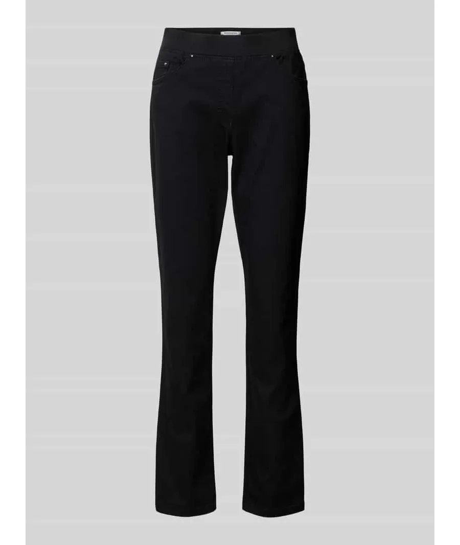 obrazek 1 Jeansy o kroju slim fit z 5 kieszeniami i elastycznym pasem — ‘Super Dynamic’