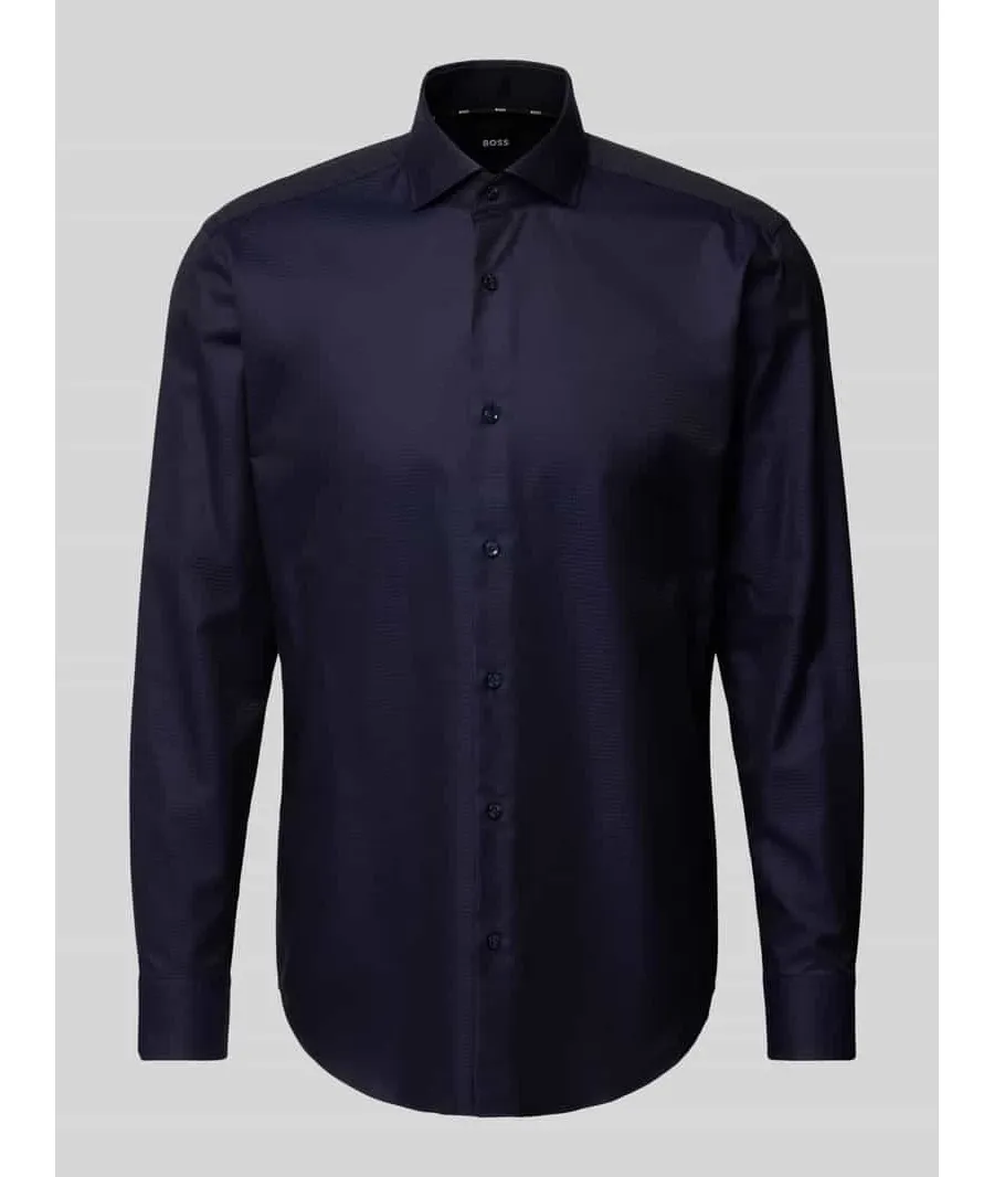 obrazek 1 Koszula biznesowa o kroju regular fit z kołnierzykiem typu kent model ‘Joe’