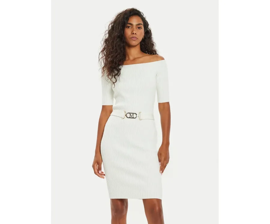 obrazek 1 Marciano Guess Sukienka dzianinowa 4BGK08 5618Z Écru Bodycon Fit