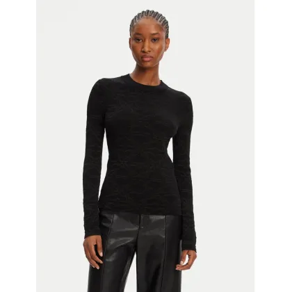 Zdjęcie HUGO Sweter Satero 50542604 Czarny Slim Fit