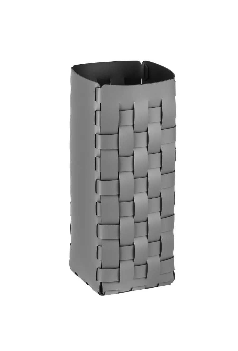 obrazek 1 Szary skórzany kosz na parasole 20x20xH51 cm