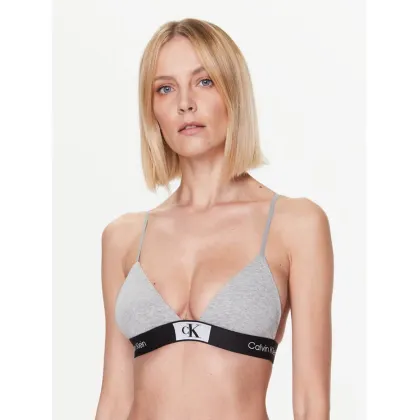 Zdjęcie Calvin Klein Underwear Biustonosz braletka Unlined 000QF7217E Szary