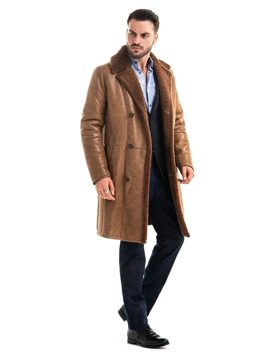 obrazek 8 Elegancki płaszcz z naturalnego futra jagnięcego - A&A Vesa