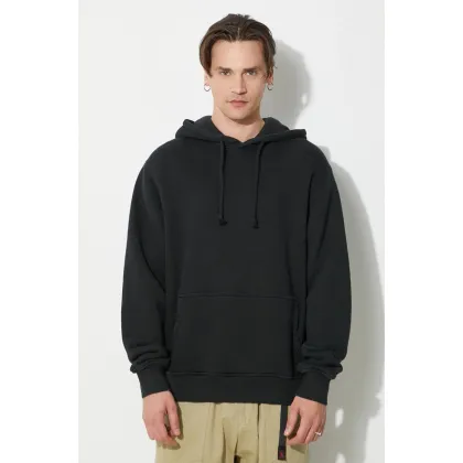 Zdjęcie 424 bluza bawełniana Alias Hoodie męska kolor czarny z kapturem gładka FF4SMF01AP-JE375.999