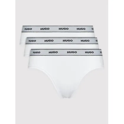 Zdjęcie Hugo Komplet 3 par fig klasycznych 50469657 Biały HUGO