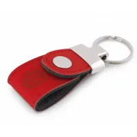 Picture Beautiful keychain with a nickel-plated button for businesses