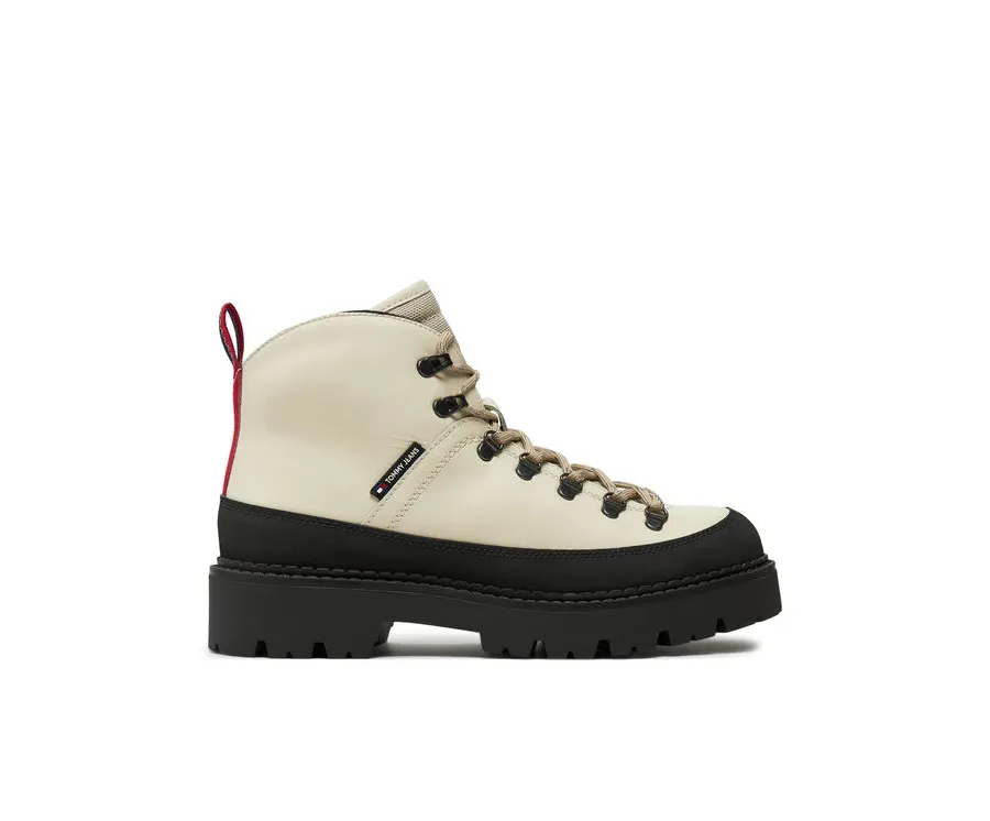 obrazek 1 Tommy Jeans Trapery Tjm Hiking Boot Wl EM0EM01491 Écru