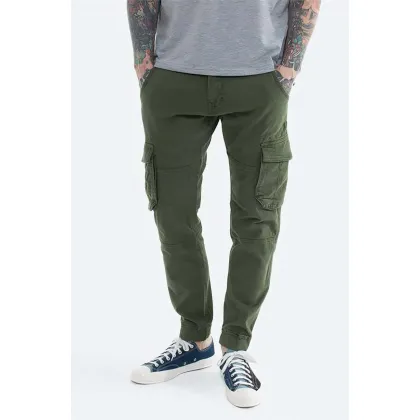 Zdjęcie Alpha Industries spodnie Army Pant męskie kolor zielony w fasonie cargo 196210.142