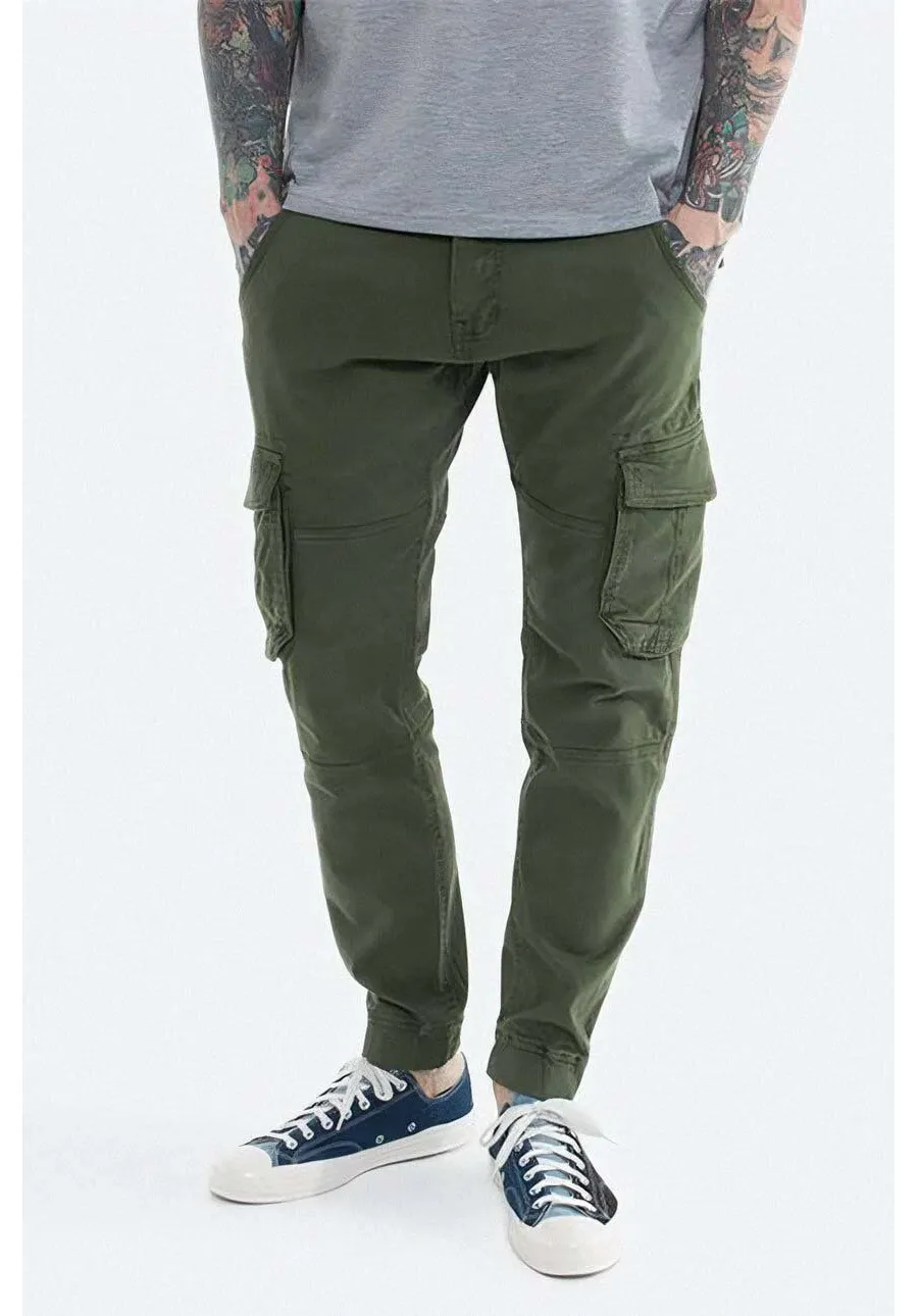 obrazek 1 Alpha Industries spodnie Army Pant męskie kolor zielony w fasonie cargo 196210.142