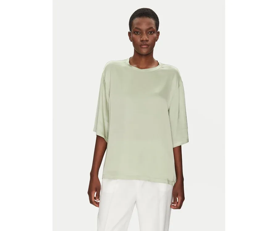 obrazek 1 ViCOLO Bluzka TD0013 Zielony Relaxed Fit