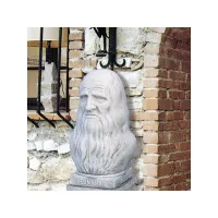 Zdjęcie Rzeźba – popiersie Leonarda da Vinci do ogrodu - Italpark