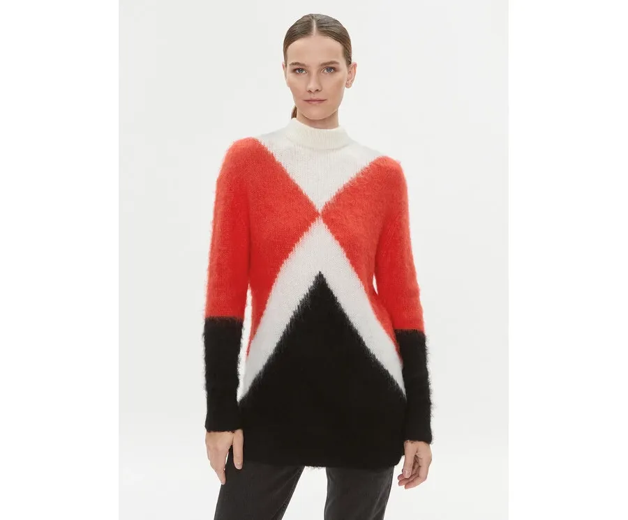 obrazek 1 Tommy Hilfiger Sweter WW0WW39909 Kolorowy Regular Fit