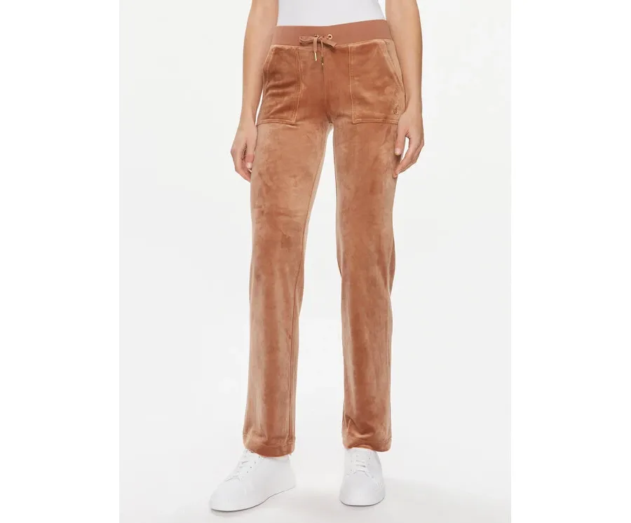 obrazek 1 Juicy Couture Spodnie dresowe Del Ray JCAP180G Brązowy Regular Fit
