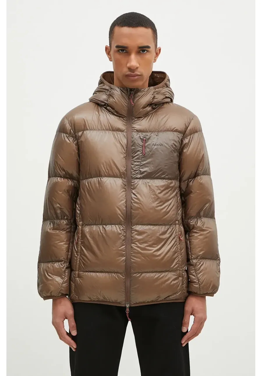 obrazek 1 Nanga kurtka puchowa Mountain Lodge Down Hoodie Jacket męska kolor zielony przejściowa NW2441.1A802.A