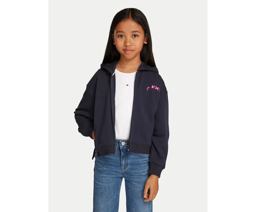obrazek 1 Tommy Hilfiger Bluza KG0KG08193 Granatowy Regular Fit