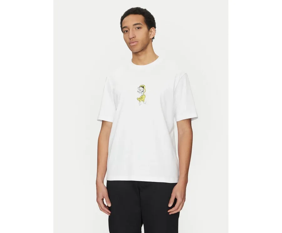 obrazek 1 HUGO T-Shirt Nutongo 50533391 Biały Regular Fit